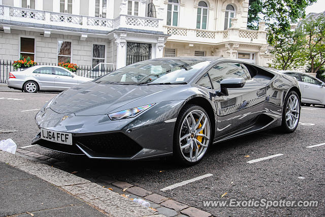 Lamborghini Huracan spotted in London, United Kingdom