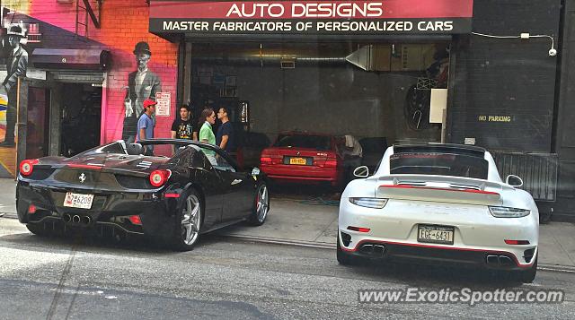Ferrari 458 Italia spotted in Manhattan, New York