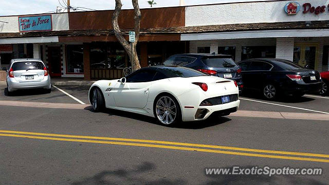 Ferrari California spotted in Scottsdale, Arizona