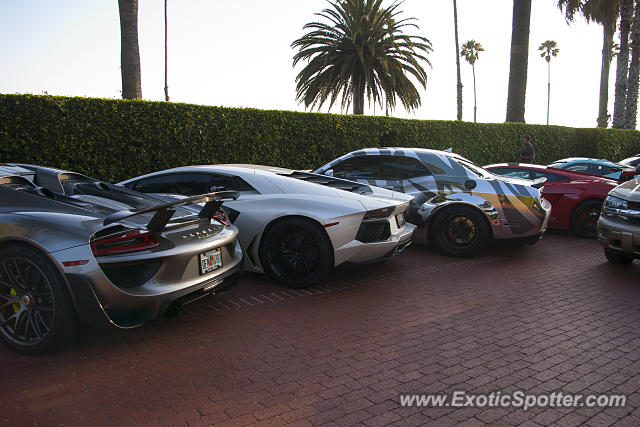 Porsche 918 Spyder spotted in Montecito, California