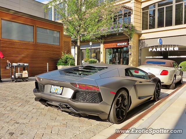 Lamborghini Aventador spotted in Atlanta, Georgia