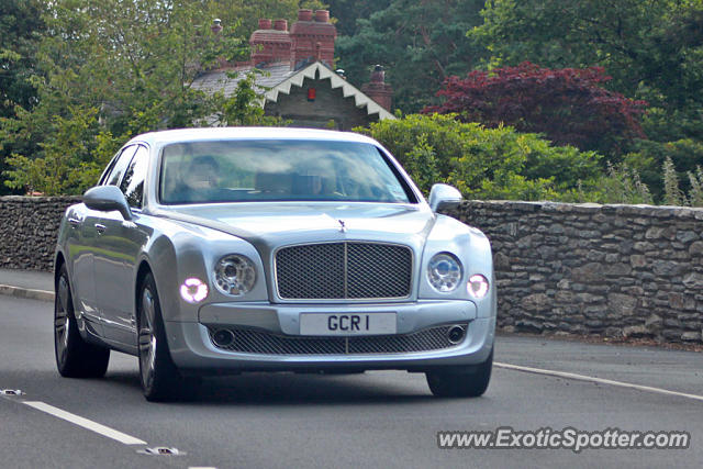 Bentley Mulsanne spotted in Machynlleth, United Kingdom
