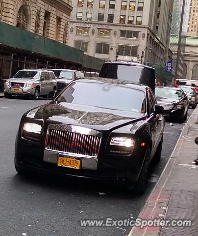 Rolls-Royce Ghost spotted in Manhattan, New York