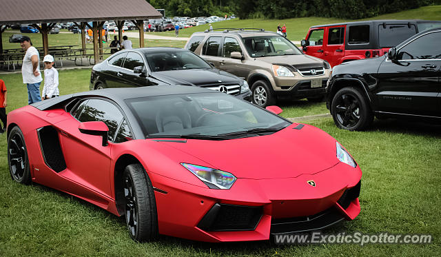 Lamborghini Aventador spotted in Vaughn, Canada