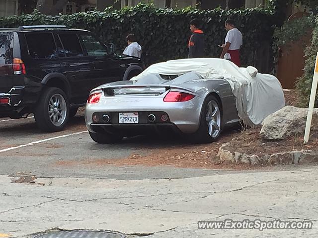 Porsche Carrera GT spotted in Carmel, California