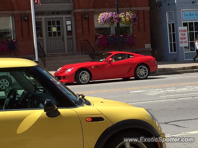 Ferrari 599GTB spotted in Pittsford, New York