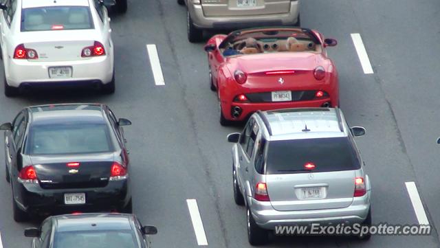 Ferrari California spotted in Atlanta, Georgia