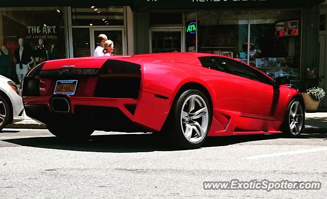 Lamborghini Murcielago spotted in Greenwich, Connecticut