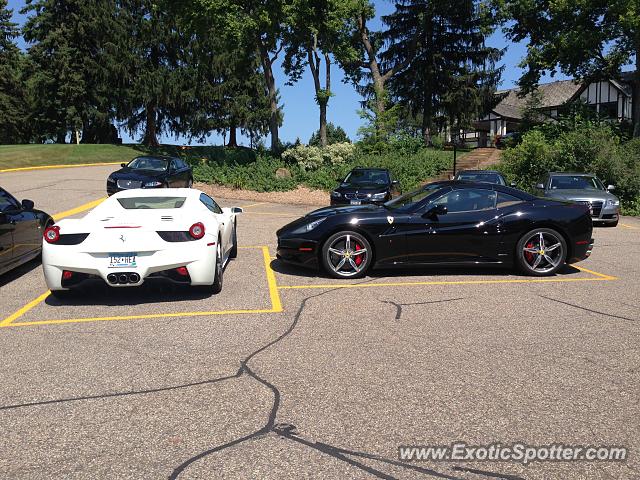 Ferrari California spotted in Wayzata, Minnesota