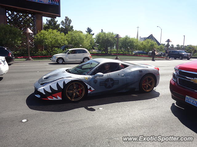 Ferrari 458 Italia spotted in Las Vegas, Nevada