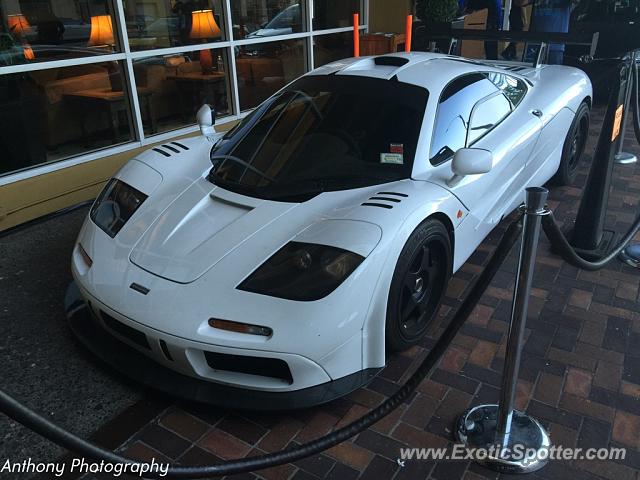 Mclaren F1 spotted in Monterey, California