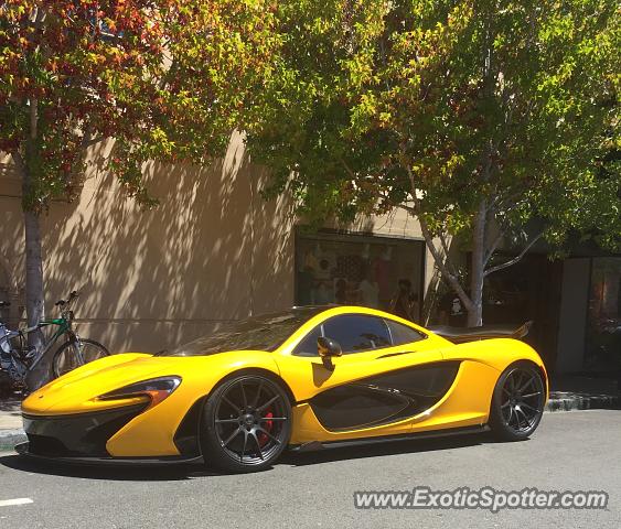 Mclaren P1 spotted in Carmel, California