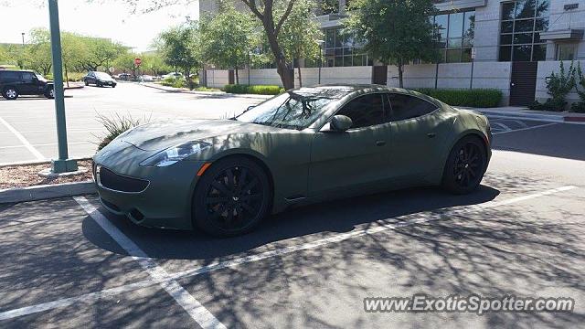 Fisker Karma spotted in Scottsdale, Arizona