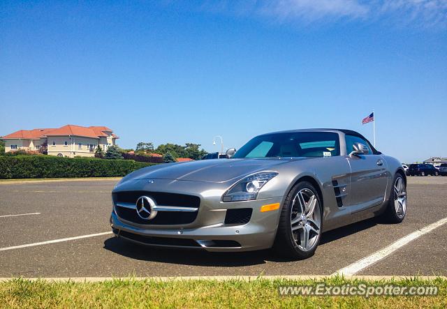 Mercedes SLS AMG spotted in Deal, New Jersey