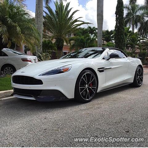 Aston Martin Vanquish spotted in Fort Lauderdale, Florida