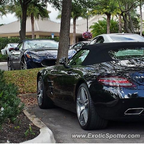 Mercedes SLS AMG spotted in Deerfield beach, Florida