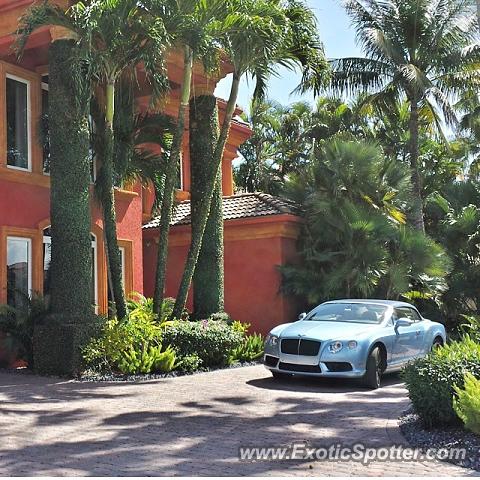 Bentley Continental spotted in Fort Lauderdale, Florida