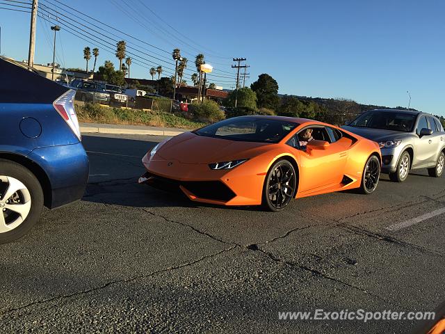 Lamborghini Huracan spotted in Foster City, California