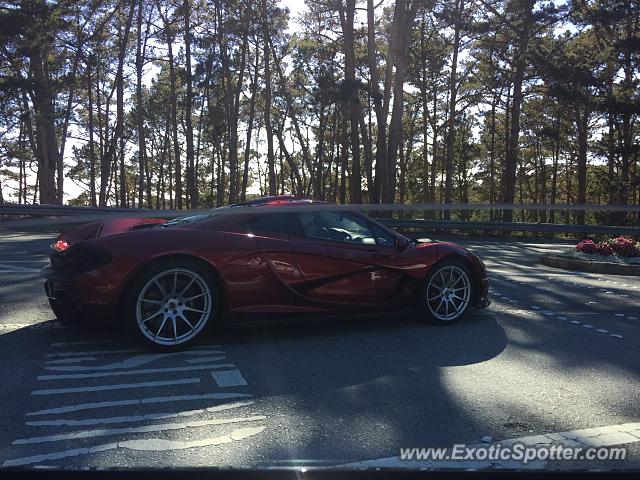 Mclaren P1 spotted in Pebble Beach, California