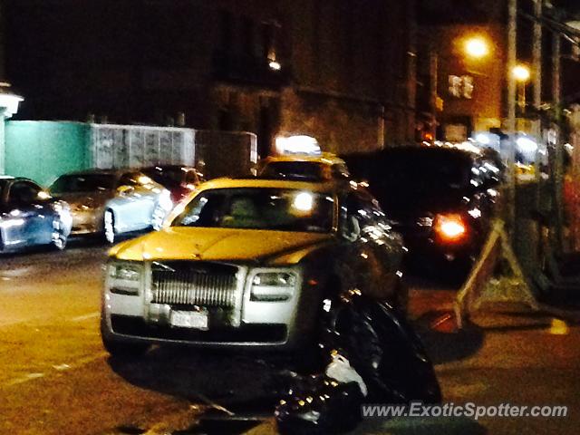 Rolls-Royce Ghost spotted in Manhatten, New York