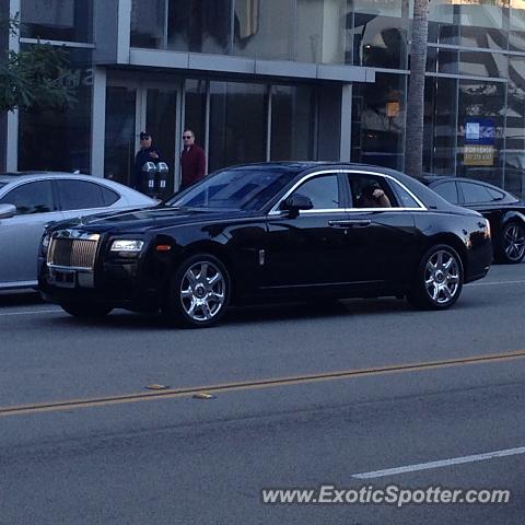 Rolls-Royce Ghost spotted in Beverly Hills, California