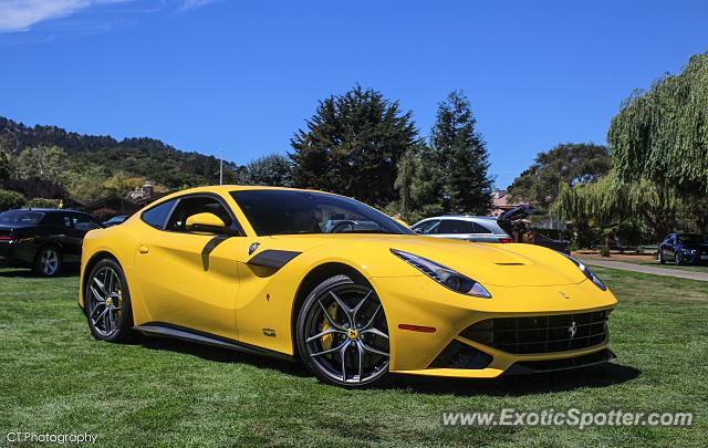 Ferrari F12 spotted in Carmel Valley, California