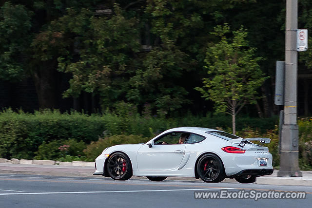Porsche Cayman GT4 spotted in Toronto, On, Canada