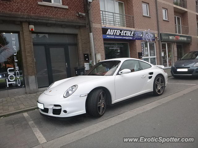 Porsche 911 Turbo spotted in Hannut, Belgium