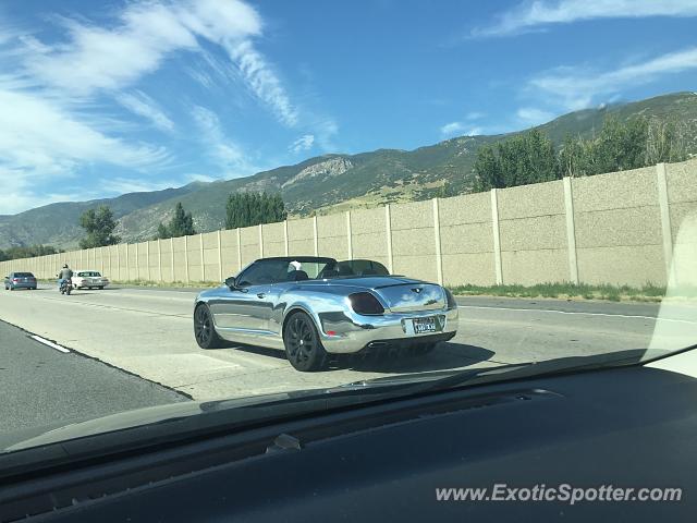 Bentley Continental spotted in Bountiful, Utah