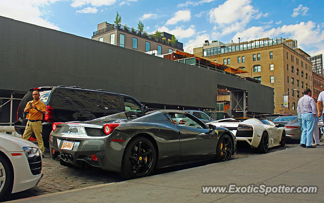 Ferrari 458 Italia spotted in Manhattan, New York