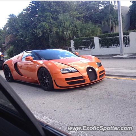 Bugatti Veyron spotted in Fort Lauderdale, Florida