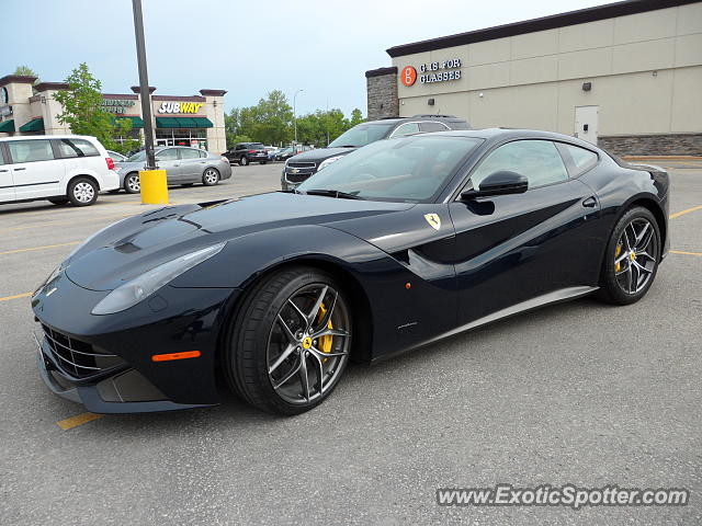 Ferrari F12 spotted in Winnipeg, Canada