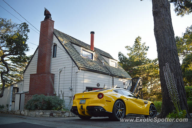 Ferrari F12 spotted in Carmel, California
