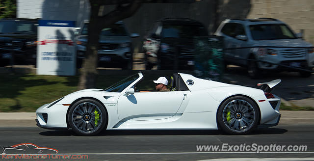 Porsche 918 Spyder spotted in Toronto, Canada