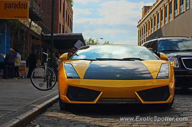 Lamborghini Gallardo spotted in Manhattan, New York