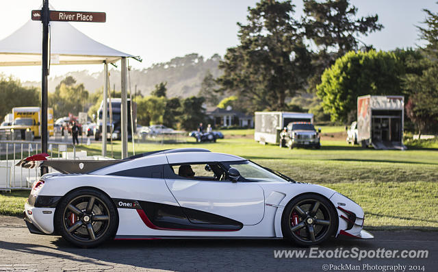 Koenigsegg Agera R spotted in Carmel Valley, California