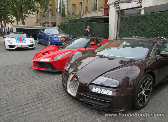 Bugatti Veyron spotted in London, United Kingdom