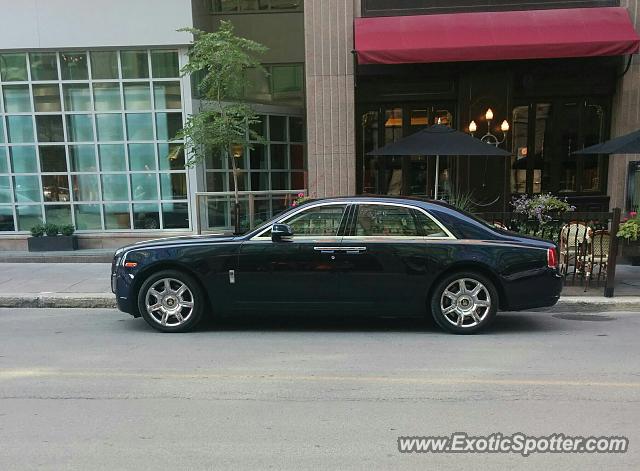 Rolls-Royce Ghost spotted in Montreal, Canada