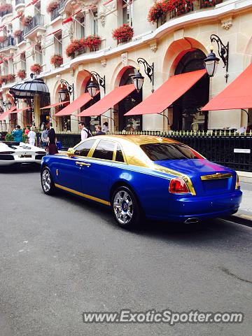 Rolls-Royce Ghost spotted in Paris, France