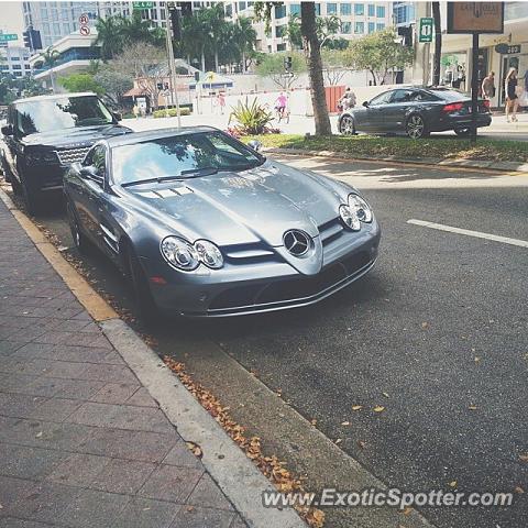 Mercedes SLR spotted in Fort Lauderdale, Florida