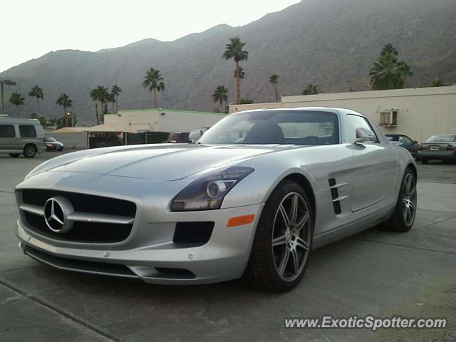 Mercedes SLS AMG spotted in Palm Springs, California