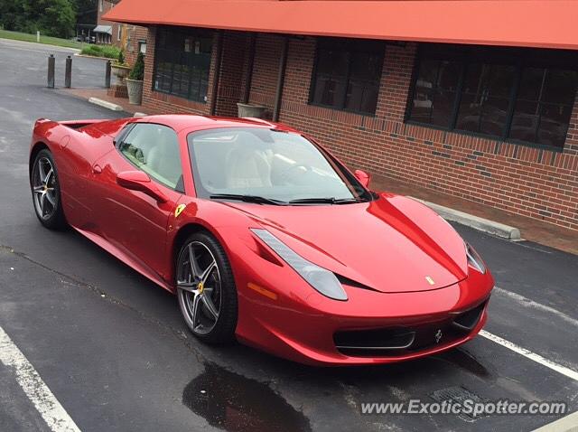 Ferrari 458 Italia spotted in St louis, Missouri