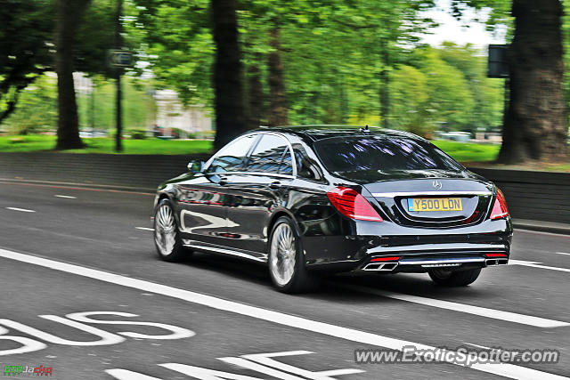 Mercedes S65 AMG spotted in London, United Kingdom