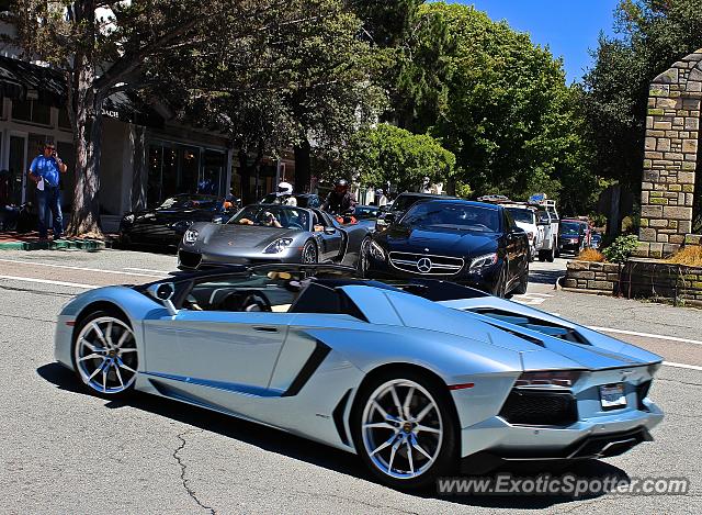 Lamborghini Aventador spotted in Monterey, California