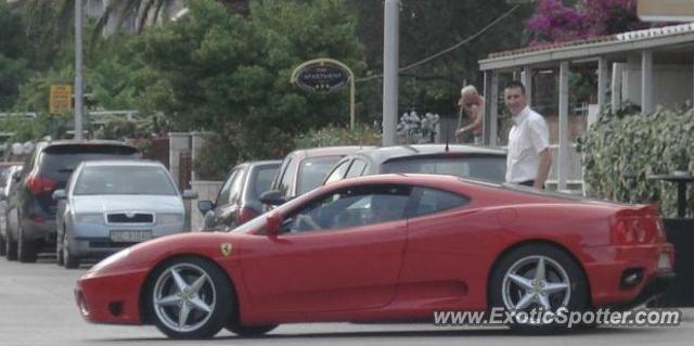 Ferrari 360 Modena spotted in Makarska, Croatia