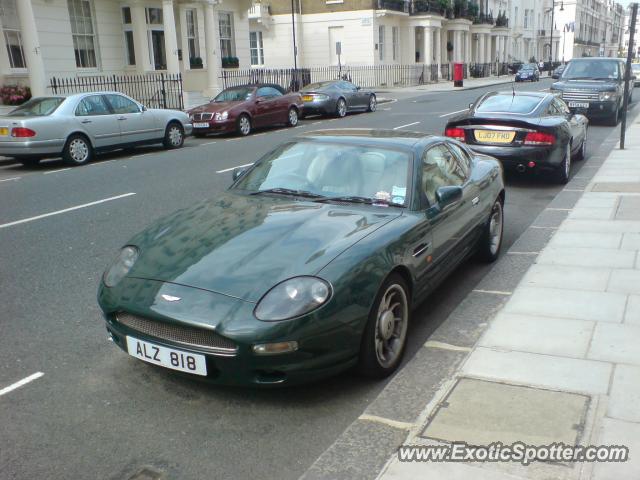 Aston Martin DB7 spotted in London, United Kingdom