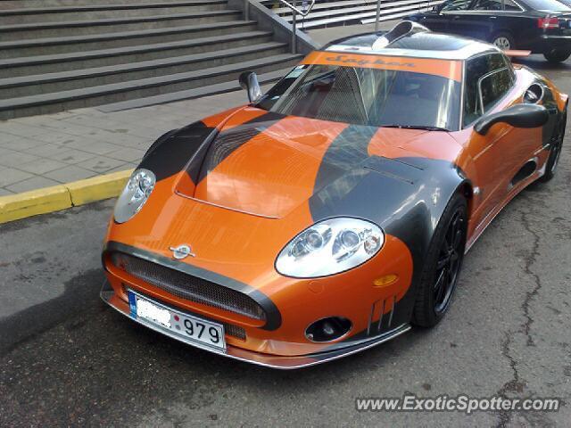 Spyker C8 spotted in Vilnius, Lithuania