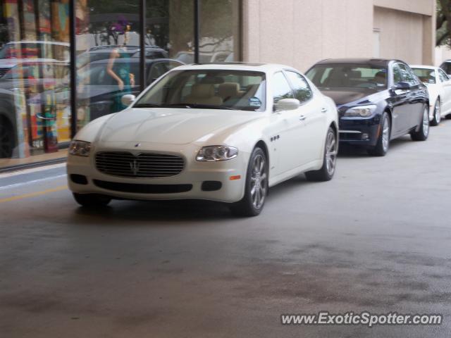 Maserati Quattroporte spotted in Houston, Texas