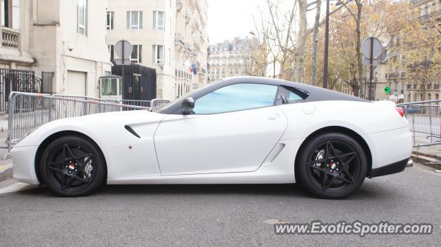Ferrari 599GTB spotted in Paris, France