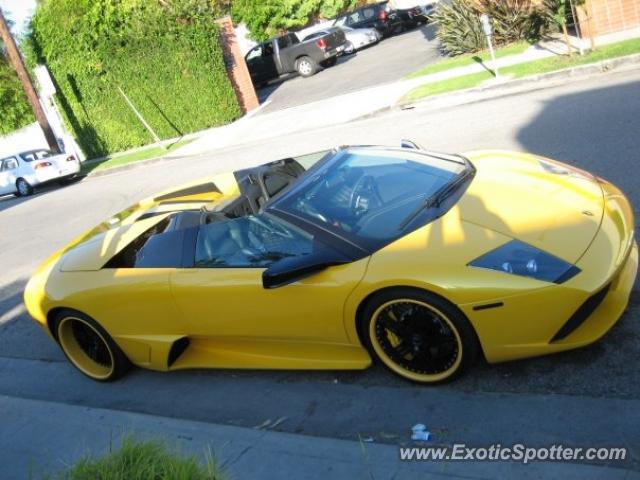 Lamborghini Murcielago spotted in Berverly Hills, California
